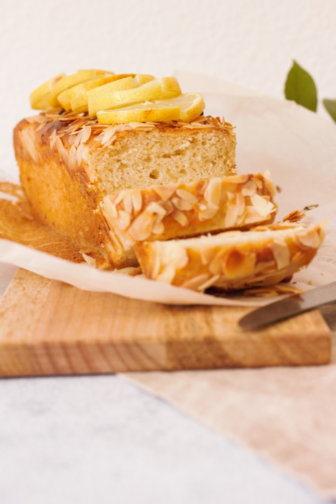 photo d'illustration de ma recette de Cake au citron vegan et facile