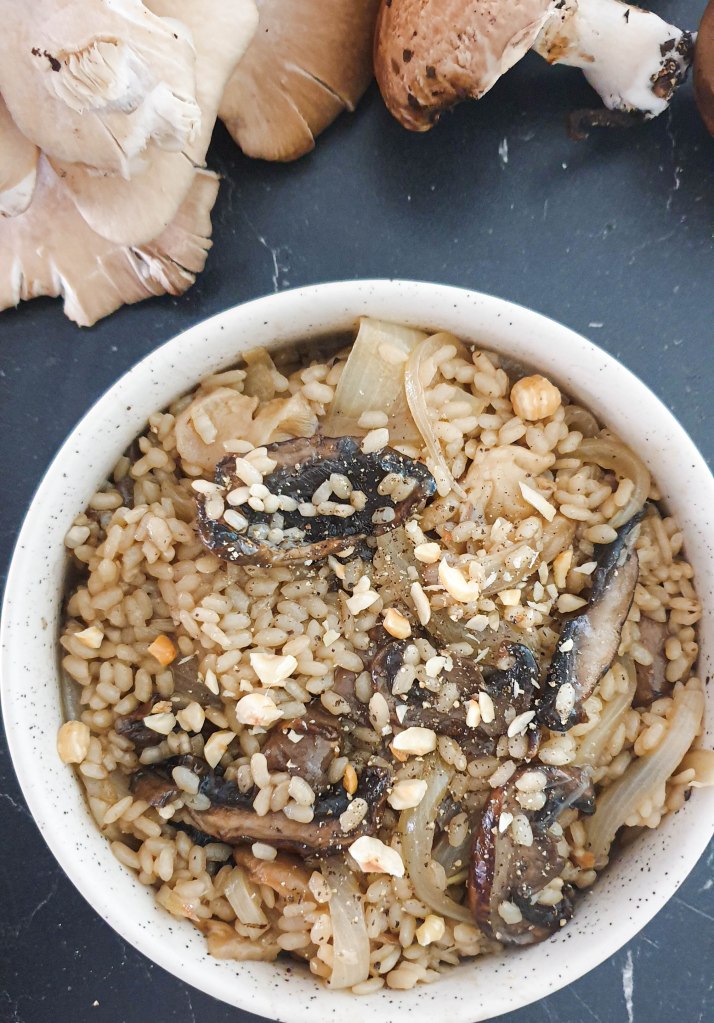 photo d'illustration de la recette de risotto aux champignons