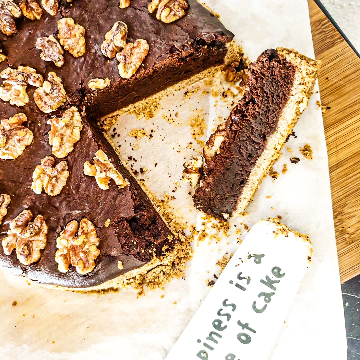 Photo d'illustration de la recette de brownie vegan