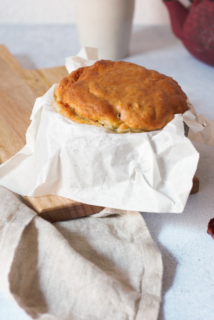 photo d'illustration de la recette de Muffin fraise rhubarbe