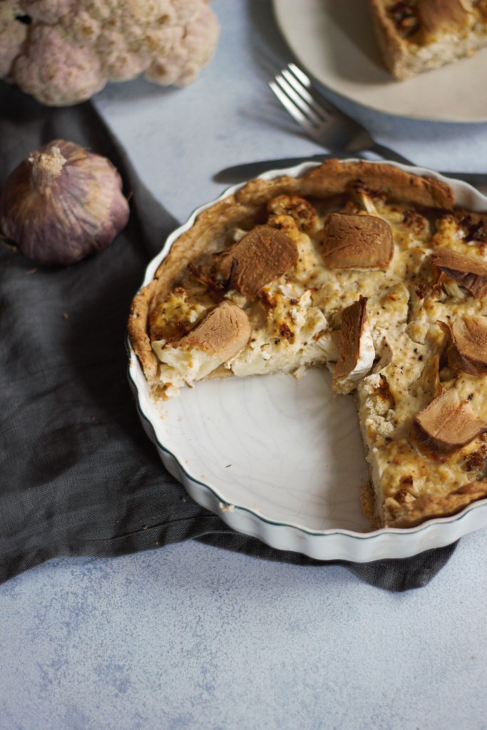 photo d'illustration de la recette de Quiche au chou-fleur